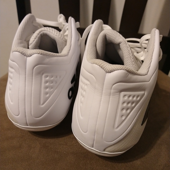 Sz 12.5 Adidas Freak Carbon Football Cleats FX2114 White Black Stripes Rare size - Picture 4 of 10